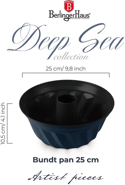 Berlinger Haus - Tulband - Ø25 - Deep Sea Mat blauw