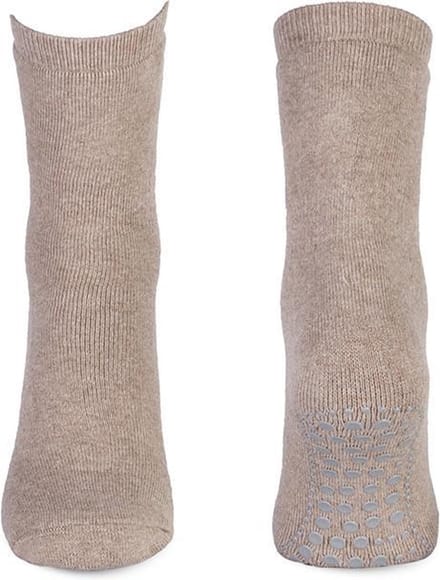 Antislip kindersokken van katoen – Beige – 31-34