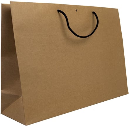 10x cadeautasjes Bruin Extra groot