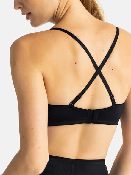 Dorina strapless BH - Bandeau bh - Sublime Sculpt - 90D - Zwart.