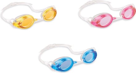 Intex Zwembril Sport Relay Goggles Siliconen Junior Rood