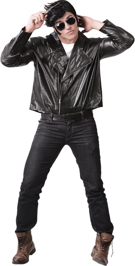 Stoere Lederlook Biker Jas Man