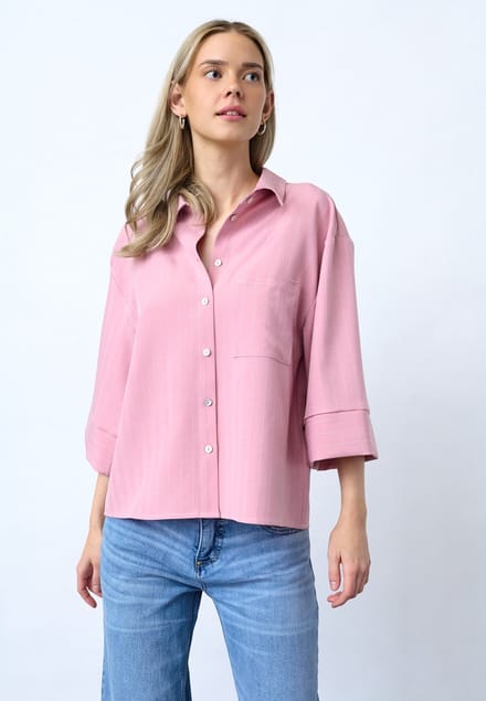 SisterS point blouse Verina-sh.ss1 20002 Mauve Pinstripe Maat - M