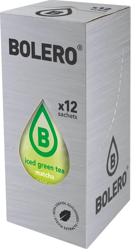 Bolero Iced Green Tea - 12x 8 g - Matcha