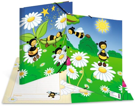 HERMA hoekspanmap Dieren 'Bijenweide', karton, DIN A4