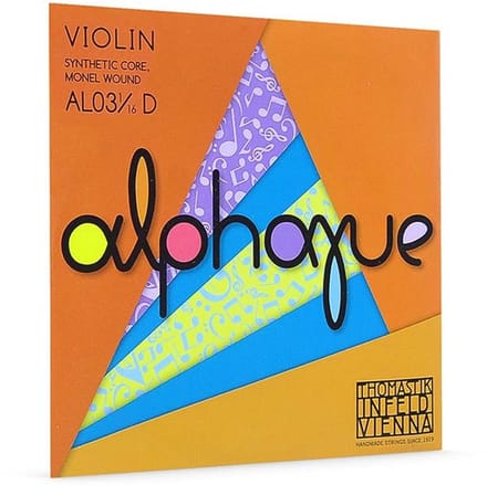 Thomastik Infeld THAL-03-16 violin string D-3 1/16 medium, synthetic core, aluminum wound
