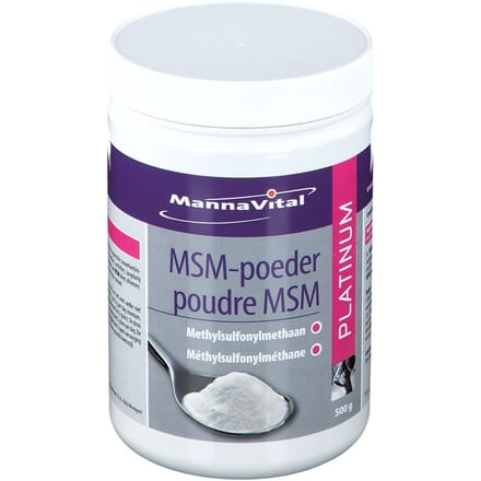 MSM Mannavital Platinum 500 Poeder
