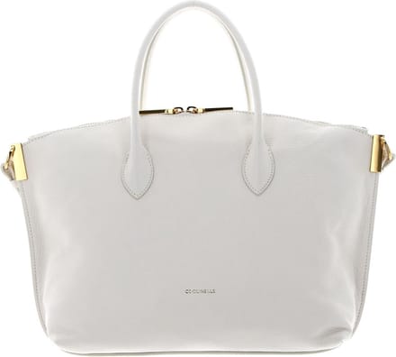 COCCINELLE Leren Handtas Schoudertas Estelle Handbag Coconut Milk Crème