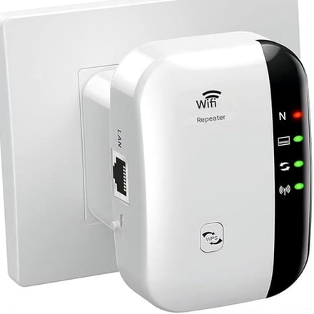GELLDG WiFi Extender - Boost - WiFi Repeater - Geschikt voor alle WLAN-apparaten - Wit