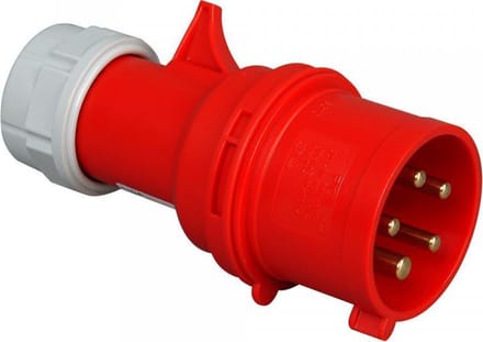 Kopp Cee Stekker 5-polig 32a 400v Rood