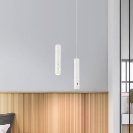JUST LIGHT. GmbH JUST LIGHT. LED hanglamp Attach, wit, ijzer