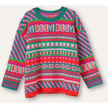 Oilily - Klock sweater - Groen - 92/2T