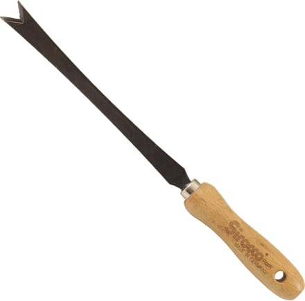 Sirocco - Onkruidsteker - Handgesmede - Beukenhout (14 cm) - Tuingereedschap - onkruidverwijderaars