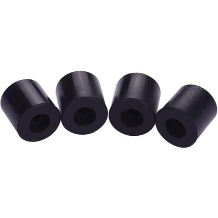 4 stks Siliconen Solid Spacer Hot Bed Nivellering Silica Kolom 18mm Hittebestendig 16mm (4pcs) zwart