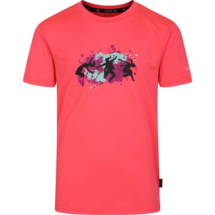 Dare 2B Kinderen/Kinderen Amuse II Aap T-Shirt (Neonroze)