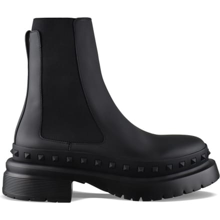 Valentino Garavani M-Way Rockstud-laarzen Zwart