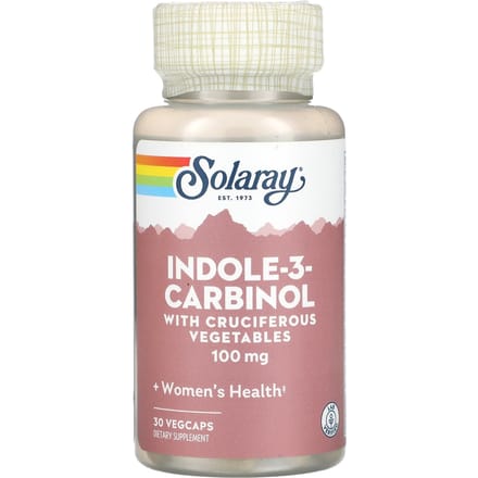 Indool-3-carbinol, met kruisbloemige groenten, 100 mg, 30 vegetarische capsules