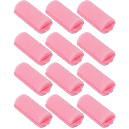 12 stuks Schuim Spons Haarroller Professioneel Thuis Salon Draagbaar Zacht Haar Kruller Styling Tool wit