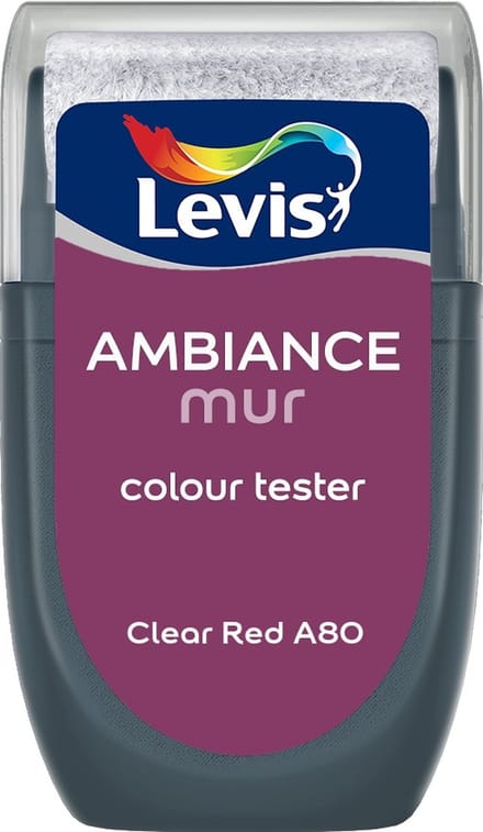 Levis - Muurverf Kleurtester Mat Mix - Clear Red A80 - Mengverf - 30 Ml