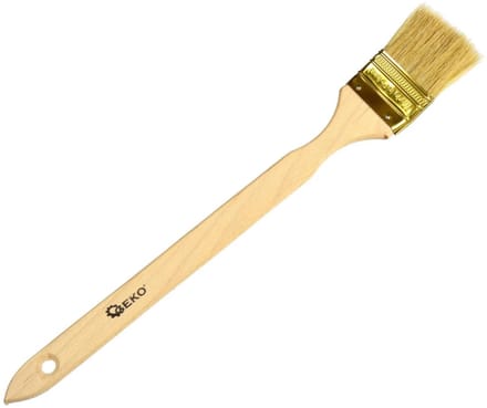 GEKO Radiatorverfkwast - Speciale vorm - 50 mm - Houten handvat