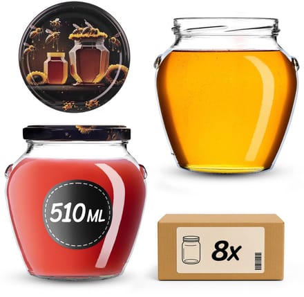 KADAX Amphora Pot Ø82 510ml + Deksel Ø82 M-0