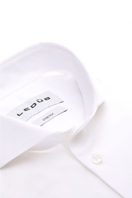 Ledûb slimfit luxury knit wit