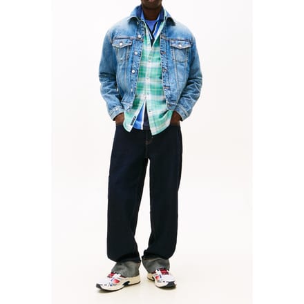 Tommy Hilfiger Ryan Regular Trucker Jacket Denim Light Taglia: L | Giacche di jeans Outlet | Uomo | Blu
