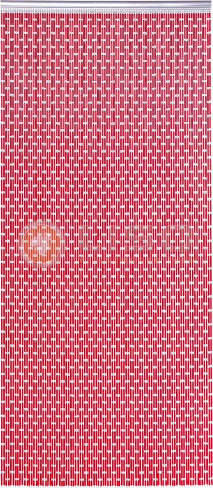 Liso Vliegengordijn - Hulzengordijn Zuiver rood - 92 x 209 cm