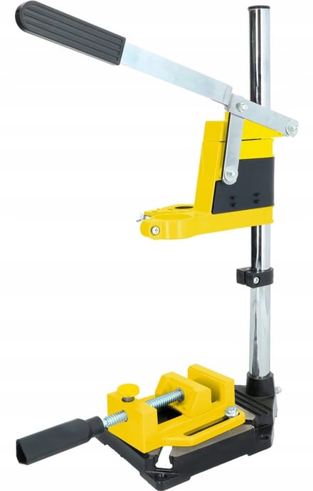 Drel Serie - Boorstandaard met Machineschroef - Aluminium - Verstelbare Diepte - 420 mm