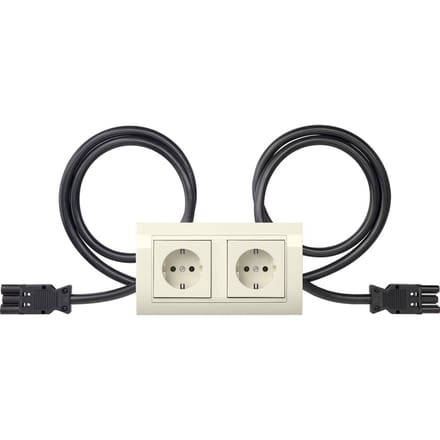 Gira Standaard 55 Dubbele Stopcontact Met Frame Type 10 - 4931021