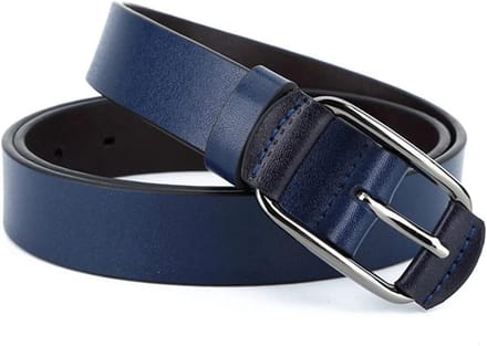 Dames Riem - Leren Riem - Outfit Completeren - Verstelbare Lengte - 110 cm - Blauw