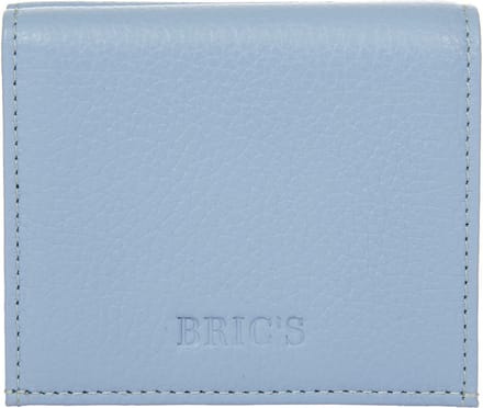 BRIC'S Leren Portemonnee Gondola Calla Wallet Violet Lichtblauw