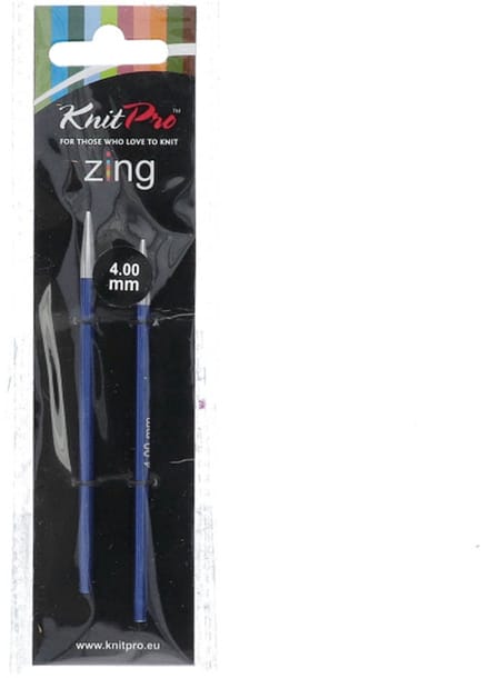 KnitPro Zing Special verwisselbare breipunten 10cm 3.00mm - 8.00mm