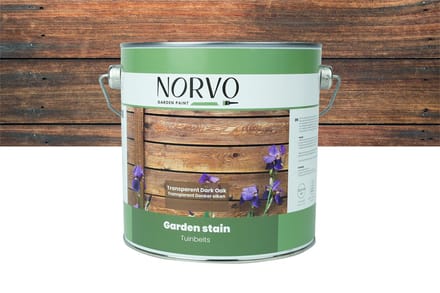 Wovar Norvo | Tuinbeits Transparant Donker Eiken | 2,5L Zijdeglans
