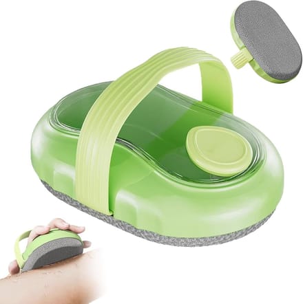 Zachte silicone doucheborstel voor huidverzorging, exfoliatie en bevordering van de bloedsomloop