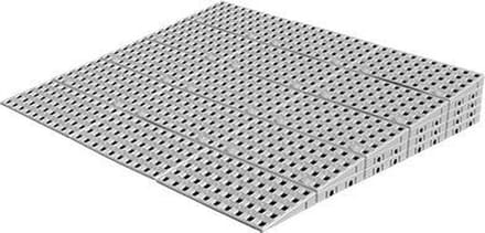 Drempelhulp 5 Laags buiten 9,2 tot 10,8 cm (H) x 75 cm (B)