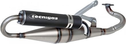 Uitlaat Tecnigas Next R Chroom (CE) GY6 / Kymco 50cc 4 Takt