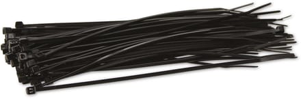 KSS kabelbinderset polyamide 6.6, zwart, 165x2,5, UV-bestendig, 100 stuks