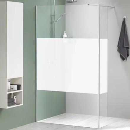 Sealskin Inloopdouche Mix&match 138x200cm - Geborsteld Rvs Profiel - 8 Mm Helder Glas