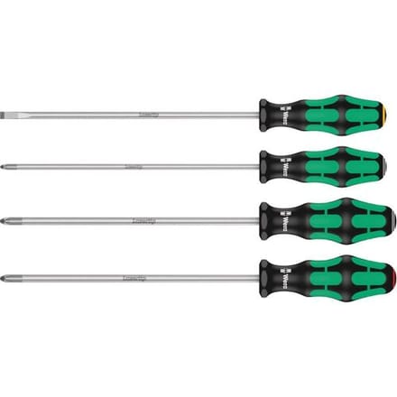 Wera 335/350/355/4 Schroevendraaierset 4-delig Pozidriv