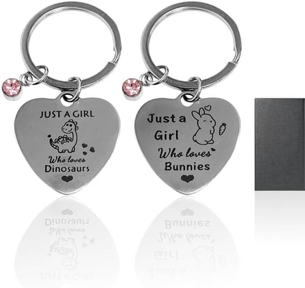 Cosensi - Dailygoods - Set van 2 Dieren-Sleutelhangers in Geschenkdoos