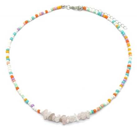 She life style - Multi kleuren ketting met stenen kralen - Multi