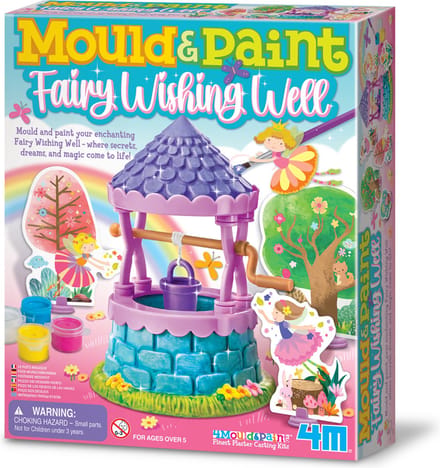 4M Knutselen - Giet En Verf - Wensput Fee - Creatief Speelgoed - Hobbypakket Sprookjes - 5 Jaar