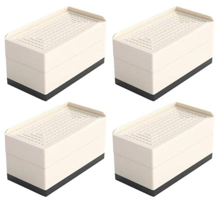 Meubelverhogers 4 stuks - Verstelbaar voor bed, tafel en stoel - 7,5 cm hoogte