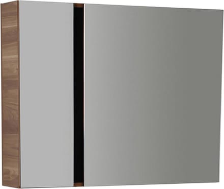 Spiegelkast Boss & Wessing Verti 98x80cm Walnoot