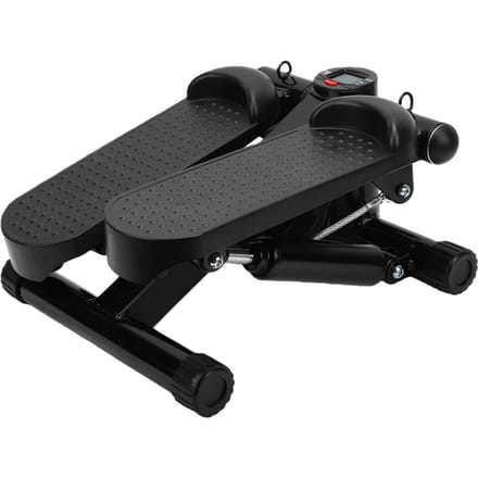 Hydraulische Fitness Stepper Stil Drie   Verstelbare Traptrede Workout Machine met Elastieken LED Scherm voor Thuis gray