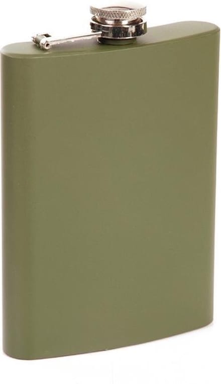 Zakfles/heupflacon groen 240ml