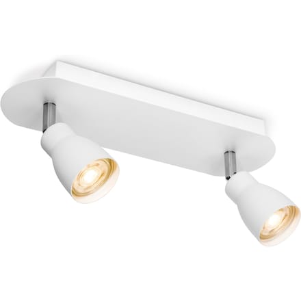 Home Sweet Home plafondspot Alba 2 - wit - 2 x GU10 - zonder lichtbronnen