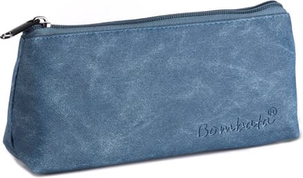 Bombata Denim Etui - Driehoek - Kunstleer - Blauw