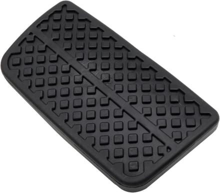 Pedaalrubber Set - Rem Koppeling Pad - Veilig Rijden - Antislip Deukontwerp - 10x5.3 cm - Zwart